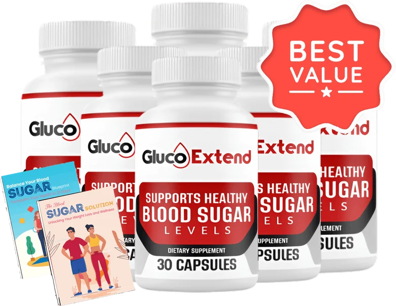 GlucoExtend 6 Bottles package